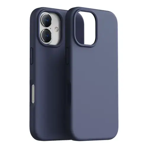 Husa Protectie Spate Dviced DV511066 Silicone Case, MagSafe pentru Apple iPhone 17 (Albastru)