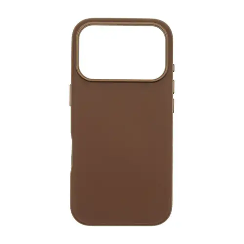 Husa Protectie Spate Dviced DV512023, Piele, MagSafe, pentru Apple iPhone 17 Pro (Maro)