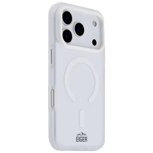 Husa Protectie Spate Eiger Blizzard Magsafe GRS pentru Apple iPhone 17 Pro Max (Alb)