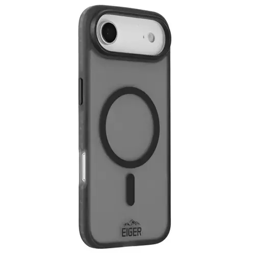 Husa Protectie Spate Eiger EGCA00905 Blizzard Magsafe GRS pentru Apple iPhone Air (Negru)