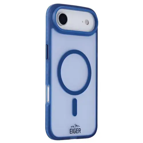 Husa Protectie Spate Eiger EGCA00913 Blizzard Magsafe GRS pentru Apple iPhone Air (Albastru)