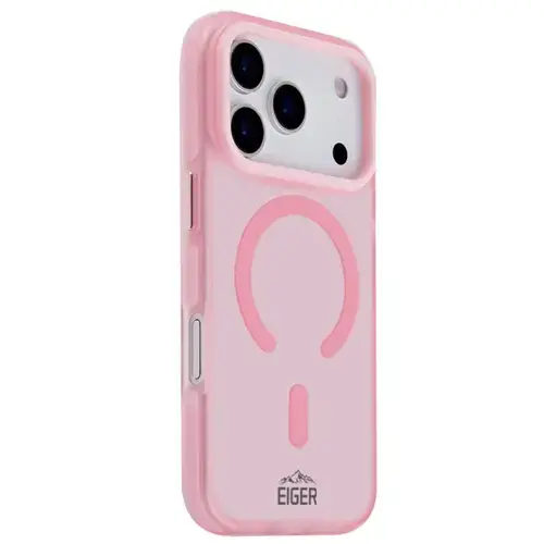 Husa Protectie Spate Eiger EGCA00918 Blizzard Magsafe GRS pentru Apple iPhone 17 Pro (Roz)