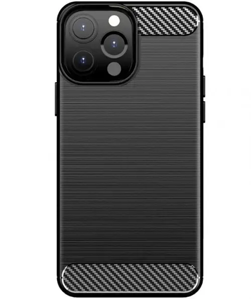 Husa Protectie Spate Forcell 5903396164880 pentru Apple iPhone 14 Pro, Carbon (Negru)