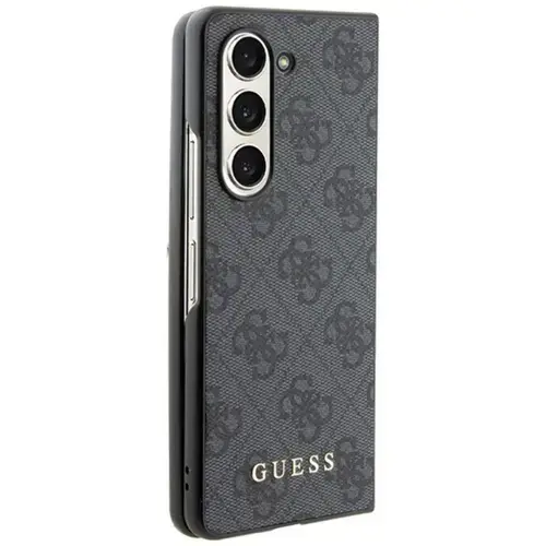 Husa Protectie Spate Guess 4G Charms GUHCZFD5GF4GGR pentru Samsung Galaxy Z Fold5 (Gri)