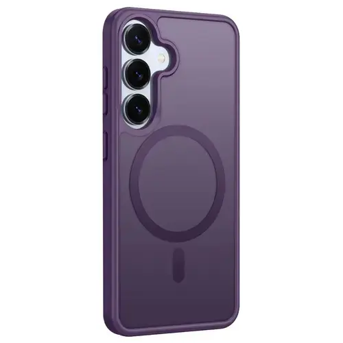 Husa Protectie Spate Lemontti EliteGuard Magnetic pentru Samsung Galaxy A56 (Mov)