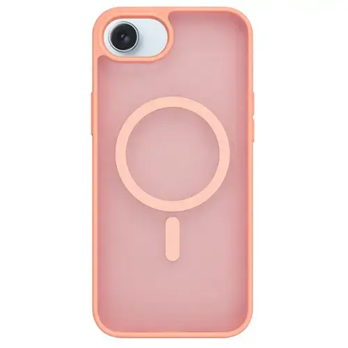 Husa protectie spate Lemontti EliteGuard Magsafe iPhone 17e / iPhone 16e (Portocaliu)