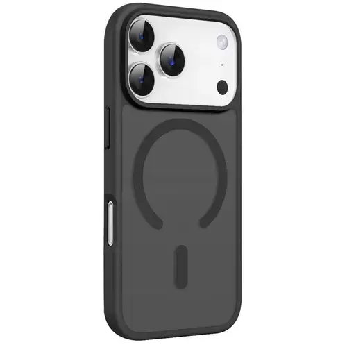 Husa Protectie Spate Lemontti EliteGuard Magsafe pentru Apple iPhone 17 Pro Max (Negru)
