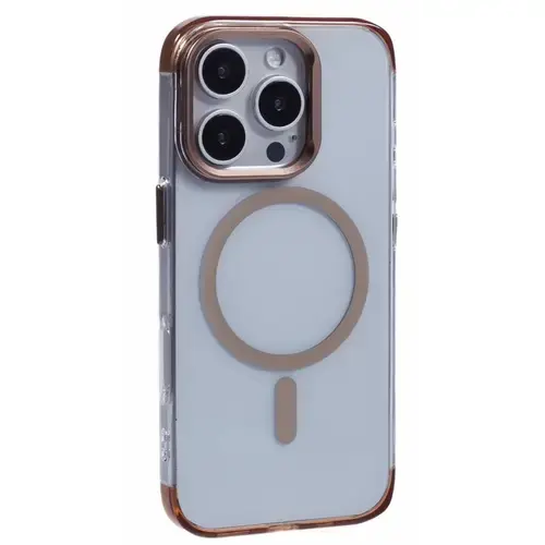 Husa Protectie Spate Lemontti LEMHCSIXVIPP Clear Shield pentru Apple iPhone 16 Pro (Portocaliu)