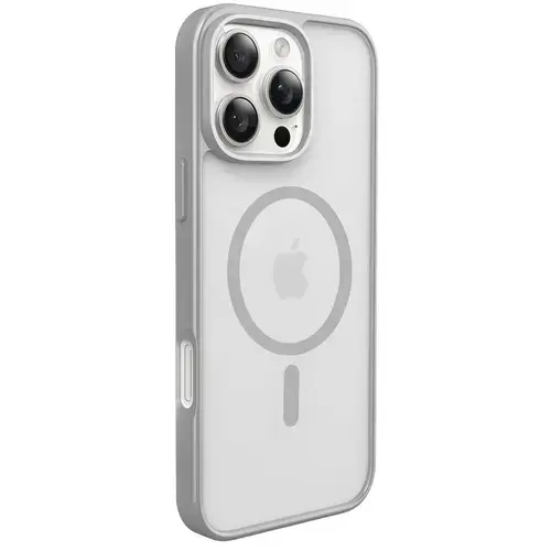 Husa Protectie Spate Lemontti LEMHEGIXVIPMG EliteGuard Magsafe pentru iPhone 16 Pro Max (Gri)