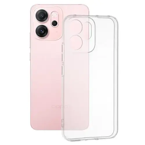 Husa Protectie Spate Lemontti LEMHSCOR14FT Silicon Clear pentru Oppo Reno14 F / Reno14 FS 5G (Transparent)