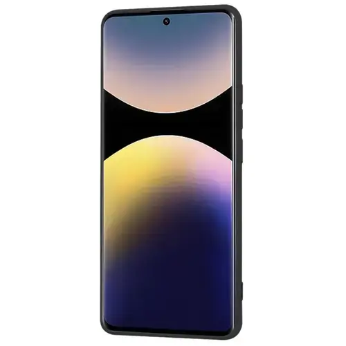 Husa protectie Spate Lemontti LEMHSFXRN14PRN, Silicon Soft Slim pentru Xiaomi Redmi Note 14 Pro 4G (Negru)