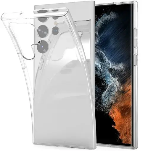 Husa Protectie Spate Lemontti LEMHSILS23UTR pentru Samsung Galaxy S23 Ultra (Transparent)