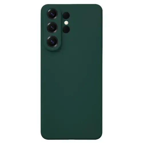 Husa Protectie Spate Lemontti LEMHSSSGS26UV Silicon Soft Slim pentrru Samsung Galaxy S26 Ultra (Verde)