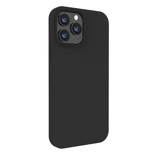 Husa Protectie Spate Lemontti Liquid Silicon LHLSI13PBK pentru iPhone 13 Pro (Negru)