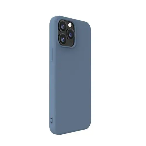 Husa Protectie Spate Lemontti Silicon Soft Slim LHSSSI13PL pentru iPhone 13 Pro (Albastru)