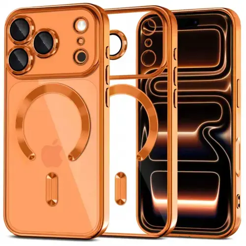 Husa Protectie Spate MagSafe pentru Apple iPhone 17 Pro Max, Tech-Protect, Magflex (Portocaliu)