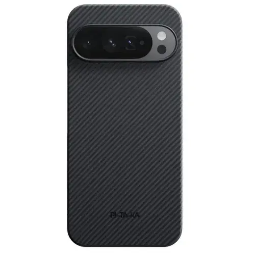 Husa Protectie Spate Pitaka GPB2503 pentru Google Pixel 10 Pro XL, 600D Ultra-Slim (Negru/Gri)