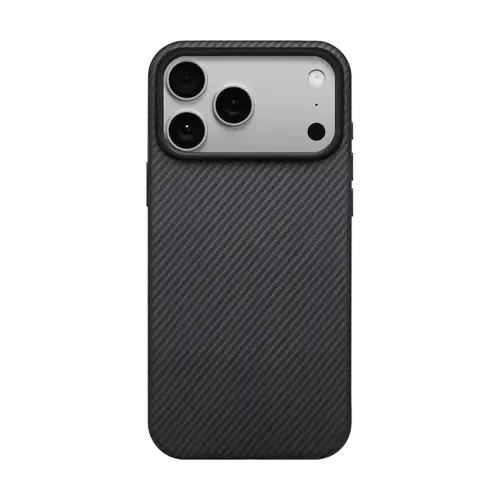 Husa Protectie Spate Pitaka KI1701PB pentru Apple iPhone 17 Pro Aramid UltraGuard (Negru/Gri)