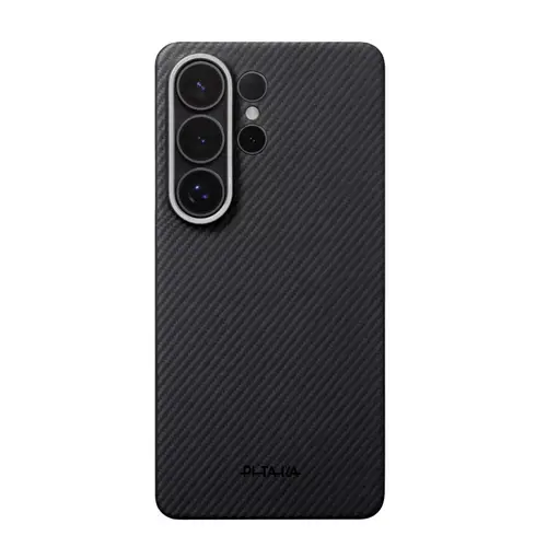 Husa Protectie Spate Pitaka pentru Samsung Galaxy S26 Ultra, Edge Ultra-Slim Case (Negru/Gri)