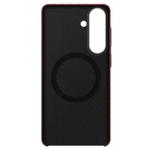 Husa Protectie Spate Samunsg Carbon Magnet Case EF-KS947SREGWW pentru Galaxy S26+ (Rosu)