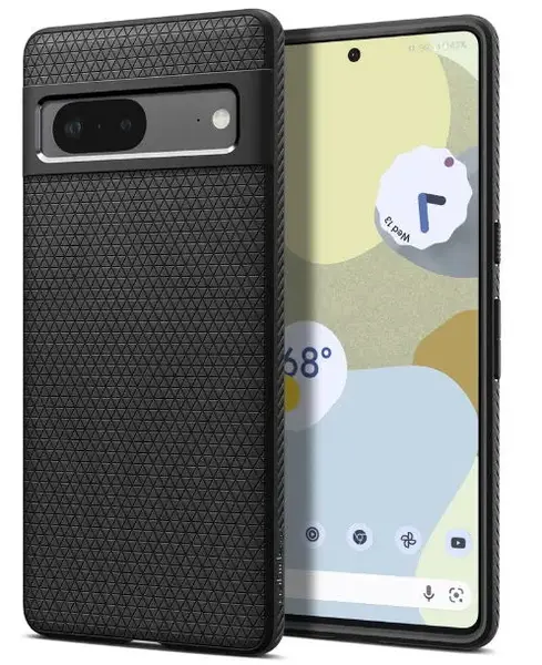 Husa Protectie Spate Spigen Liquid Air ACS04696 pentru Google Pixel 7 (Negru Mat)