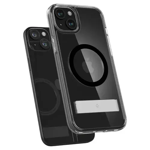 Husa Protectie Spate Spigen Ultra Hybrid S MagSafe ACS06808 pentru Apple iPhone 15 (Negru)
