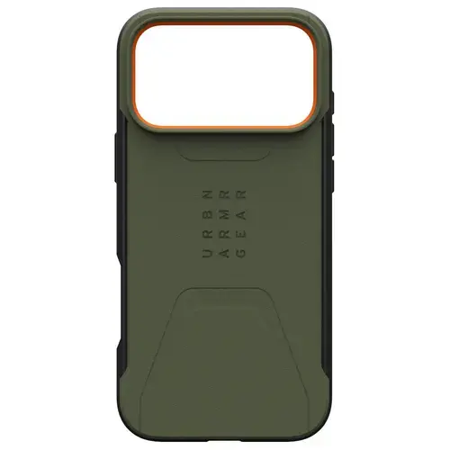 Husa Protectie Spate UAG Civilian MagSafe pentru Apple iPhone 17 Pro (Verde/Portocaliu)