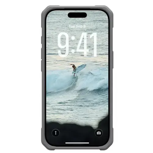 Husa Protectie Spate UAG Pathfinder Clear MagSafe pentru Apple iPhone 17 Pro (Gri/Transparent)