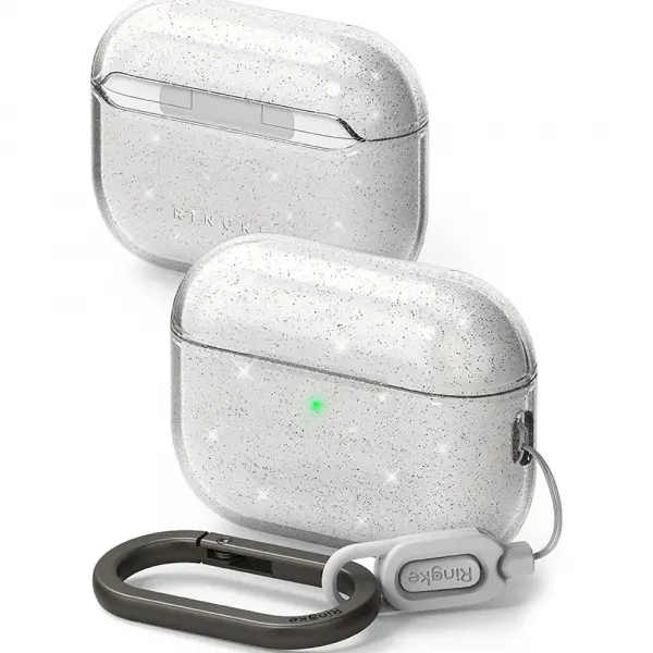 Husa Ringke Air Glitter pentru Apple AirPods Pro 3, Transparenta