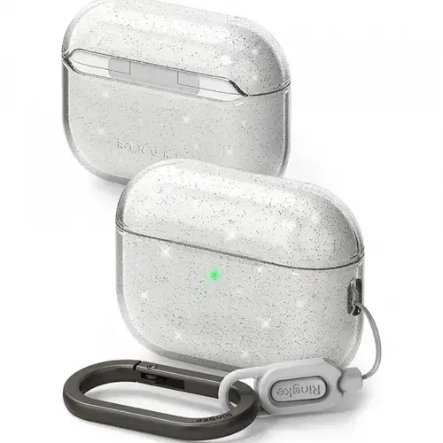 Husa Ringke Air Glitter pentru Apple AirPods Pro 3, Transparenta