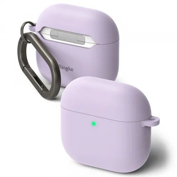 Husa Ringke pentru Apple AirPods 4, Mov Deschis