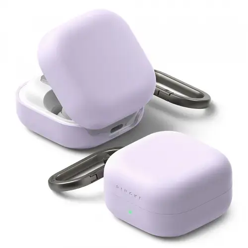 Husa Ringke pentru Samsung Galaxy Buds 4 Pro, Mov Deschis