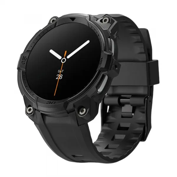 Husa Ringke Rugged Gear pentru Samsung Galaxy Watch9 / Watch8 44mm, Neagra