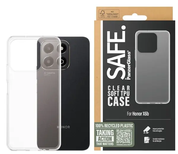 Husa SAFE - Honor X6b, transparent