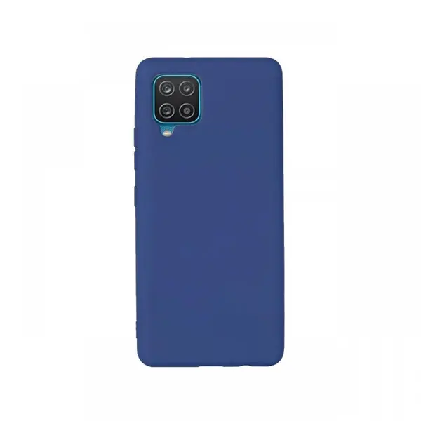Husa Samsung Galaxy A22 4G Lemontti Silicon Silky Albastru Inchis