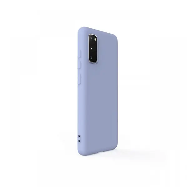 Husa Samsung Galaxy S20 Lemontti Silicon Soft Slim Lavender Gray