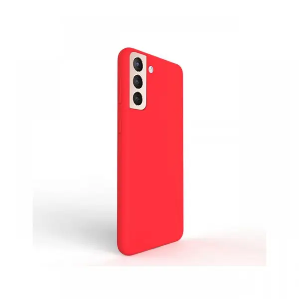 Husa Samsung Galaxy S21 Lemontti Liquid Silicon Red