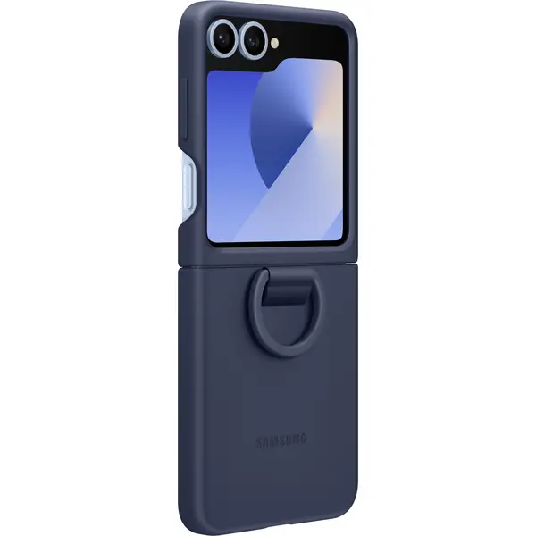 Husa Samsung Silicone Case pentru Galaxy Z Flip 6, Navy