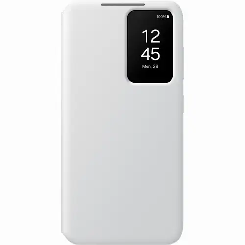 Husa Samsung Smart View Wallet EF-ZS921CWEGWW pentru Samsung Galaxy S24 (Alb)