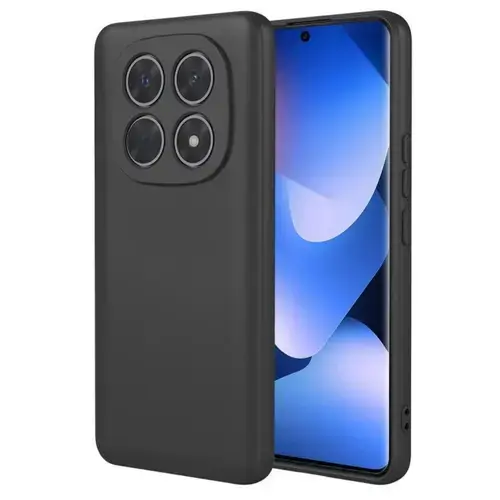 Husa Silicon Lemontti Soft Slim pentru Xiaomi Redmi Note 15 5G, Negru