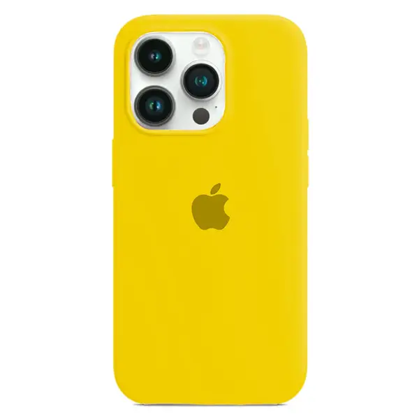 Husa Silicon pentru Apple iPhone 13 Pro - Yellow - iPhone 13 Pro