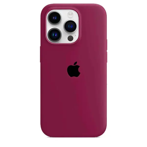 Husa Silicon pentru Apple iPhone 15 Pro - Marsala - iPhone 15 Pro