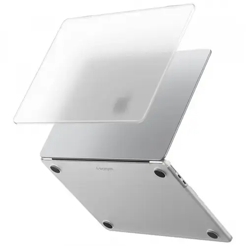 Husa Spigen ACS11530 Airskin pentru Apple MacBook Air 13inch (2026) / (2025) / (2024) / (2022), Transparenta Satinata