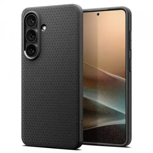 Husa Spigen Liquid Air ACS10726 pentru Samsung Galaxy S26 S942, Negru