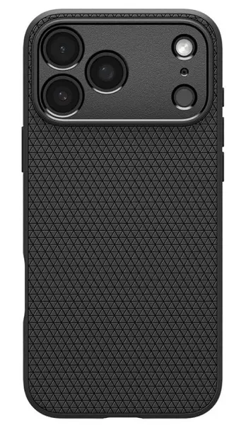 Husa Spigen - Liquid Air, iPhone 17 Pro Max, negru