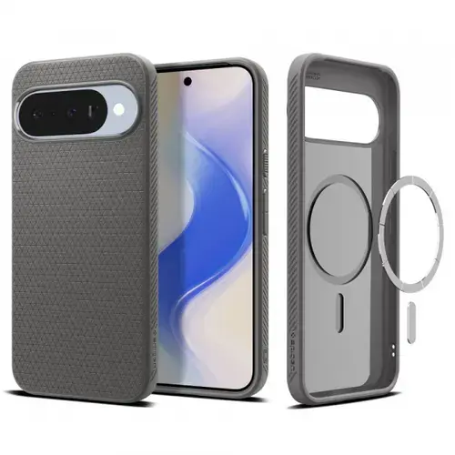Husa Spigen Liquid Air MagSafe pentru Google Pixel 10 Pro / 10, Gri
