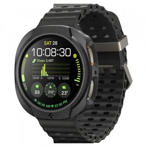 Husa Spigen Liquid Air pentru Samsung Galaxy Watch8 44mm (Negru mat)