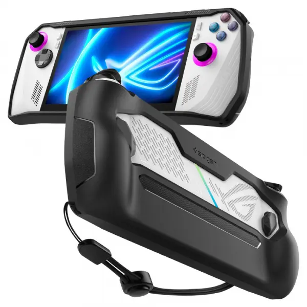 Husa Spigen Rugged Armor pentru Consola Asus ROG Ally, Neagra Mata ACS06921