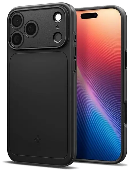 Husă Spigen - Thin Fit, iPhone 17 Pro Max, negru