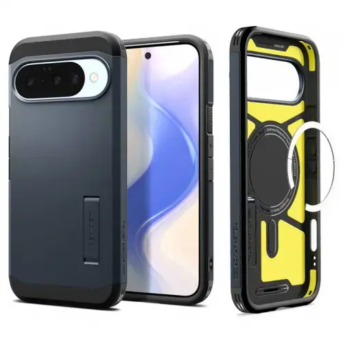 Husa Spigen Tough Armor MagSafe pentru Google Pixel 10 Pro / 10, Albastru